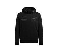 Camp David Herren Hoodie aus Interlock mit Rubber Artworks Black, XXXL