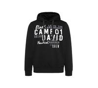 Kapuzensweatshirt CAMP DAVID, Herren, Gr. 3XL, schwarz, Sweatware, Material: 52% Baumwolle, 48% Polyester, bedruckt, relaxed fit normal, Rundhals, eingesetzt Rippbündchen, Sweatshirts, mit Baumwolle (