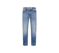 Comfort-fit-Jeans CAMP DAVID, Herren, Gr. 36, Länge 32, mid blau jogg, Material: 68% Baumwolle, 16% Polyester, 14% Lyocell, 2% Elasthan, Zusatz: Enthält nichttextile Teile tierischen Ursprungs (Badge)