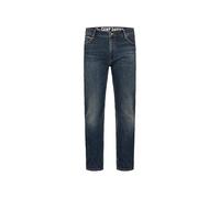 Comfort-fit-Jeans CAMP DAVID, Herren, Gr. 40, Länge 30, tinted dunkelblau, Material: 98, 7% Baumwolle, 1, 3% Elasthan, Zusatz: Enthält nichttextile Teile tierischen Ursprungs (Badge), vintage, comfort