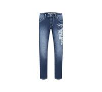 Regular-fit-Jeans CAMP DAVID, Herren, Gr. 33, Länge 32, mid blau jogg, Sweatware, Material: 68% Baumwolle, 16% Polyester, 14% Lyocell, 2% Elasthan, Zusatz: Enthält nichttextile Teile tierischen Urspru