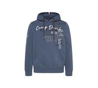 Camp David Herren Kapuzensweatshirt mit Logo Artworks Dark Sky L