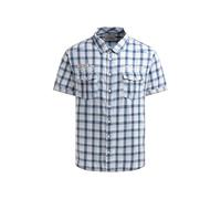 Camp David Herren Karohemd mit Klappentaschen und Back-Print Indigo Blue, XXXL