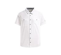 Kurzarmhemd CAMP DAVID, Herren, Gr. 3XL, Normalgrößen, weiß, Web, Material: 100% Baumwolle, Strukturmuster, regular fit normal, gerader Abschluss, Hemden, mit Brusttaschen (85450138-XXXL) weiß