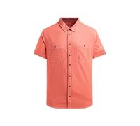 Kurzarmhemd CAMP DAVID, Herren, Gr. 3XL, Normalgrößen, wild salmon, Web, Material: 100% Baumwolle, Strukturmuster, regular fit normal, gerader Abschluss, Hemden, mit Brusttaschen (70370859-XXXL) wild 