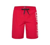 Camp David Herren Lange Badeshorts mit Logo Design Nautical Red, XXL