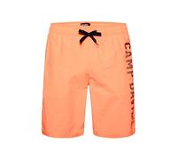 Camp David Herren Lange Badeshorts mit Logo Design Speed Orange, XXL