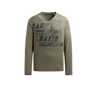 Camp David Langarmshirt Herren khaki, XL