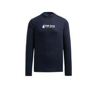 Rundhalsshirt CAMP DAVID, Damen, Gr. XL, blau, Single Jersey, Material: 100% Baumwolle, bedruckt, regular fit normal, Rundhals, eingesetzt gerader Abschluss, Shirts Rundhalsshirt, aus Baumwolle (65041