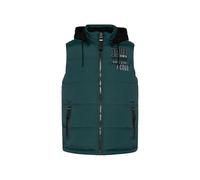 Camp David Herren Outdoorweste mit abtrennbarer Sweatkapuze Deep Green L