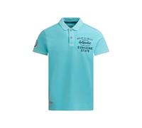 Camp David Herren Pikee-Polo Kurzarm mit Rücken-Stickerei - Poloshirt aus 100% Baumwolle, Regular Fit