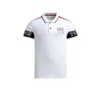 Poloshirt CAMP DAVID, Herren, Gr. 3XL, weiß, Material: 97% Baumwolle, 3% Elasthan, bedruckt, regular fit normal, eingesetzt Bündchen, Shirts, mit Baumwolle (74230765-XXXL) weiß