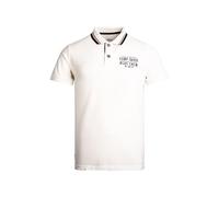 Camp David Herren Pikee-Polo mit Logo-Stickerei Ivory, XL
