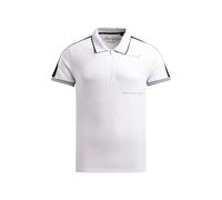 Poloshirt CAMP DAVID, Herren, Gr. 3XL, weiß, Single Jersey, Material: 95% Baumwolle, 5% Elasthan, bedruckt, regular fit normal, hoch geschlossener Ausschnitt, eingesetzt Bündchen, Shirts, mit reflekti