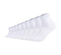 CAMP DAVID Herren Quartersocken, 9er Pack - Action-Mesh Cotton Quarter 9P, Logo Weiß 39-42