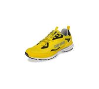Camp David Herren Running Sneaker mit Mesh-Struktur und Logo Yellow, 42