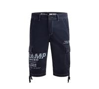 Skaterbermudas CAMP DAVID, Herren, Gr. 3XL, Normalgrößen, blau, Popeline, Material: 100% Baumwolle, bedruckt, regular fit knielang, Hosen, aus Baumwolle (26092764-XXXL) blau