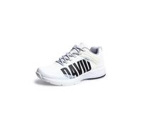 Camp David Herren Sneaker im Jacquard-Strick mit Rubber Logo White, 43