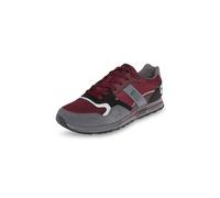Camp David Herren Sneaker im Retro Look Burgundy 45