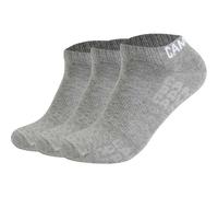 CAMP DAVID Herren Sneakersocken, 3er Pack - Action-Mesh Cotton Sneaker 3P, Logo 39-42 Grau