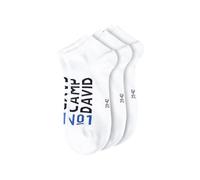 Camp David Herren Sneakersocken mit Intarsia-Logo, 3er-Pack