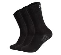 Camp David Herren Socken, 3er Pack - Action-Mesh Socks 3P, Logo, Baumwoll-Mix Schwarz 39-42