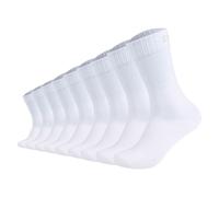 CAMP DAVID Herren Socken, 9er Pack - Action-Mesh Socks 9P, Logo, Baumwoll-Mix 39-42 Weiß