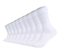 CAMP DAVID Herren Socken, 9er Pack - Action-Mesh Socks 9P, Logo, Baumwoll-Mix 43-46 Weiß