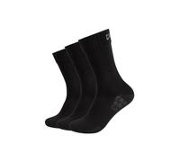 3er Pack Camp David Action-Mesh Crew Socken Herren 9999 - black 39-42