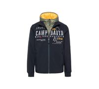 Camp David Herren Softshelljacke mit abtrennbarem Kapuzeneinsatz Deep Water XXXL