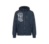 Steppjacke CAMP DAVID, Herren, Gr. XXXL, blau (blau navy), Steppware, Obermaterial: 100% Polyamid, bedruckt, casual, regular fit taillenbedeckt, ohne Ausschnitt, Langarm Rippbündchen, Jacken, mit abtr