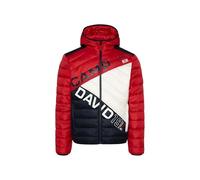 Camp David Herren Steppjacke mit Colour-Blocking und Rücken-Print Flight Red XXXL