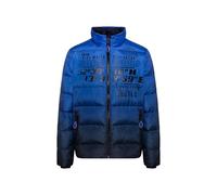 Camp David Herren Steppjacke mit Dip-Dye-Effekt und Logo Prints Flight Blue, Xxl