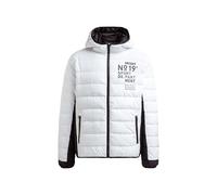 Outdoorjacke CAMP DAVID, Damen, Gr. L, weiß, Material: 100% Polyester, Futter: 100% Polyester, Füllung: 100% Polyester, bedruckt, bestickt, regular fit normal, eingesetzt elastischer Bund, Jacken, mit