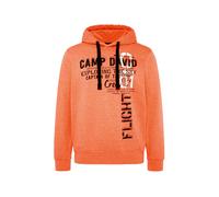 Camp David Herren Sweatshirt mit Kapuze (neonorange, XXl) orange XXL
