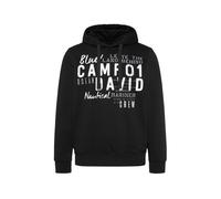 Kapuzensweatshirt CAMP DAVID, Herren, Gr. M, schwarz, Sweatware, Material: 52% Baumwolle, 48% Polyester, bedruckt, relaxed fit normal, Rundhals, eingesetzt Rippbündchen, Sweatshirts, mit Baumwolle (68