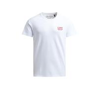 Camp David Herren T-Shirt Rundhals aus Baumwoll-Pikee Opticwhite, L