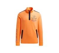Camp David Herren Troyer-Sweatshirt aus Interlock mit Rücken-Artwork