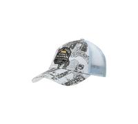 Camp David Herren Trucker Cap mit All Over Print und Patch Silver Blue, None