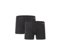 Boxershorts CAMP DAVID "casual", Herren, Gr. L, mindset schwarz, Obermaterial: 95% Baumwolle, 5% Elasthan, unifarben, Unterhosen, mit elastischem Bund (55774546-L) mindset schwarz