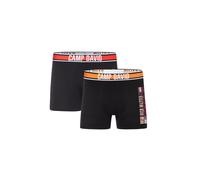Camp David Herren Boxershorts 2er Pack Baumwolle elastisch, hoher nahtlos doppellagige Tasche bequemer Bund Herrenunterwäsche Stretch atmungsaktiv weich strapazierfähig modisch