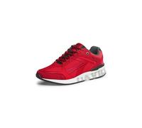 Camp David Herren Urban Sneaker im Materialmix mit Logo-Sohle Energy Red, 42