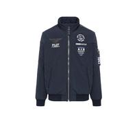 Outdoorjacke CAMP DAVID, Damen, Gr. 4XL, blau, Material Oberstoff: 85% Polyester, 15% Polyamid, Futter Rumpf: 100% Polyamid, Futter Ärmel: 100% Polyester, Wattierung: 100% Polyester, bedruckt, bestick