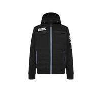 Camp David Herren Winter-Blouson im Materialmix mit Rücken-Print Black, M