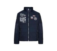 Camp David Herren Winterjacke im Biker Look Frozen Navy M