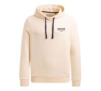 Kapuzensweatshirt CAMP DAVID, Herren, Gr. XXL, ecru, Sweatware, Material: 65% Baumwolle, 35% Polyester, bedruckt, relaxed fit normal, Rundhals, eingesetzt Rippbündchen, Sweatshirts, mit reflektierende