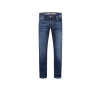 Regular-fit-Jeans CAMP DAVID, Herren, Gr. 30, Länge 30, blau, Material: 98% Baumwolle, 2% Elasthan, Zusatz: Enthält nichttextile Teile tierischen Ursprungs (Badge), Abriebeffekte, casual, regular fit,