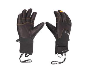 Camp - Handschuhe zum Bergsteigen und Eisklettern - Geko Guide Black/Orange für Damen aus Leder - Größe XXL - schwarz schwarz XXL
