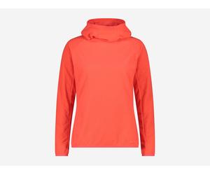 Campagnolo Damen Skipullover SWEAT FIX HOOD RED FLUO 40