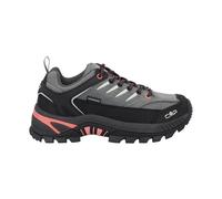 CMP - Women's Rigel 2.0 Low Trekking Shoes WP - Multisportschuhe, Gr. 36, schwarz/grau (Avocado/Coral)